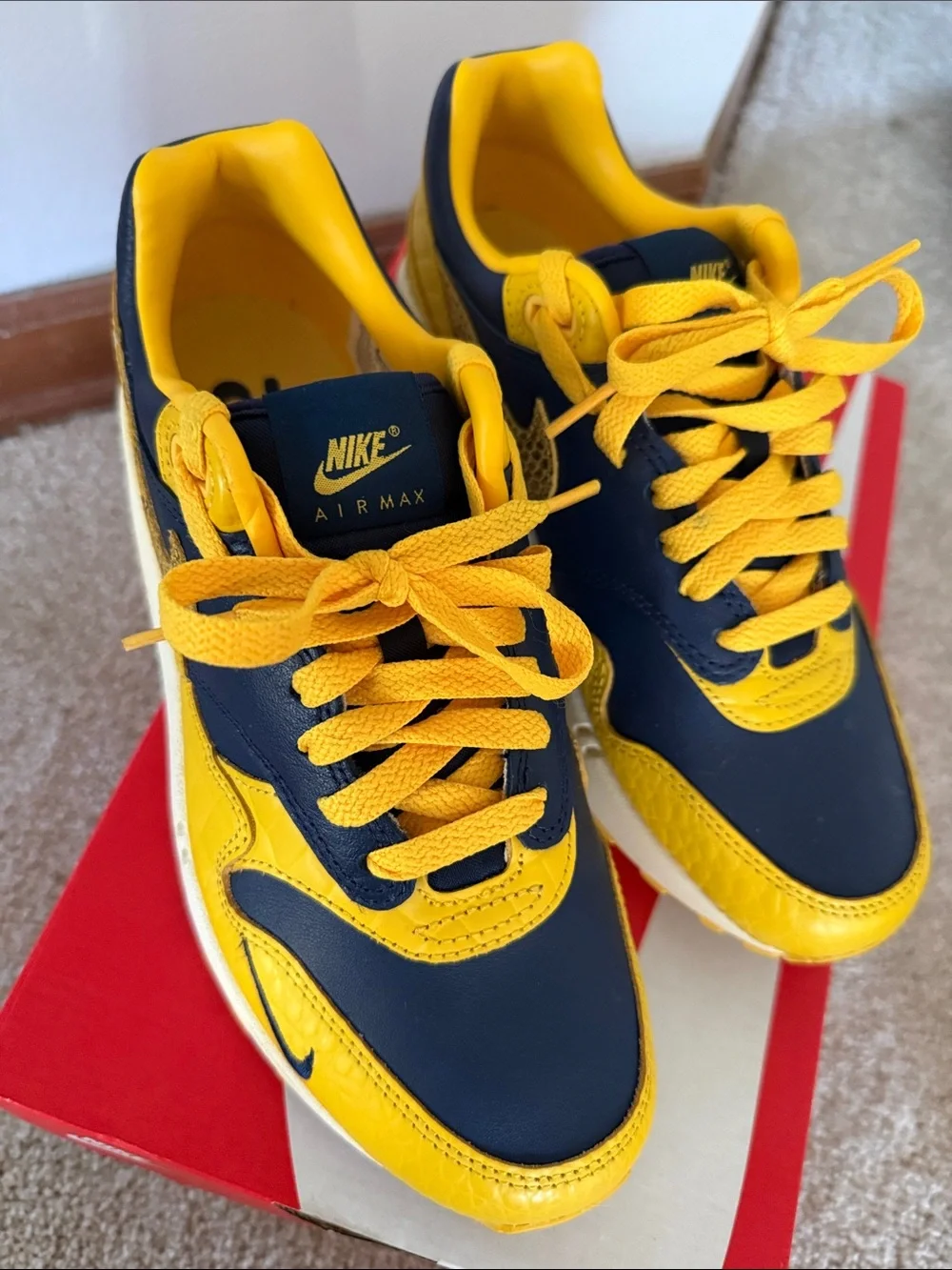 Nike Air Max 1 PRM  CO.JP Michigan Head to Head (Women's) size 8